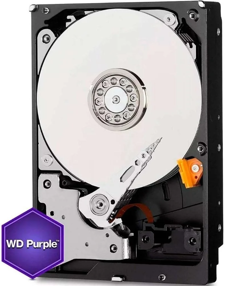 هارد دیسک نظارتی وسترن دیجیتال WD60PURZ 3.5 اینچی 6 ترابایتی برای دوربین مداربسته، بنفش