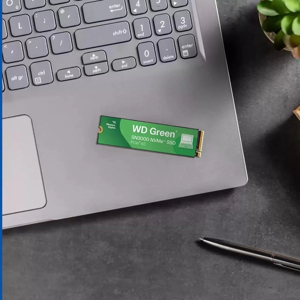 حافظه اس اس دی اینترنال وسترن دیجیتال 500 گیگابایت WD Green SN3000 NVMe - درایو حالت جامد - Gen4 PCIe، M.2 2280، تا 5000 مگابایت بر ثانیه - WDS500G4G0E حافظه اس اس دی اینترنال وسترن دیجیتال 500 گیگابایت WD Green SN3000 NVMe - درایو حالت جامد - Gen4 PCIe، M.2 2280، تا 5000 مگابایت بر ثانیه - WDS500G4G0E