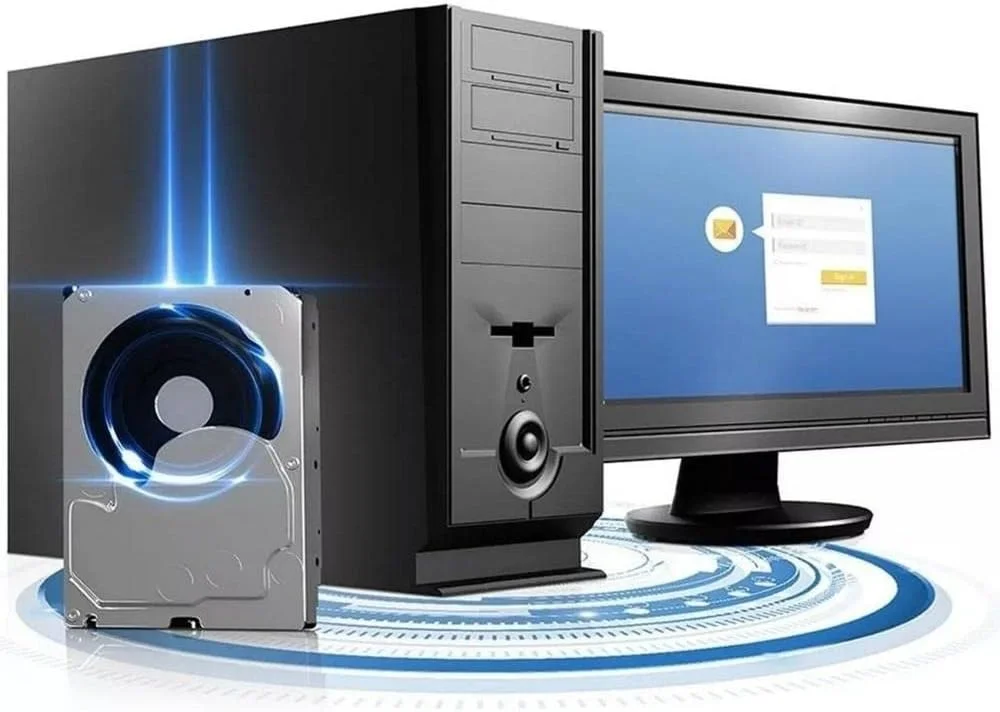 هارد دیسک داخلی 2 ترابایتی وسترن دیجیتال WD Blue برای کامپیوتر - 5400 دور در دقیقه، SATA 6 گیگابیت بر ثانیه، 256 مگابایت حافظه کش، 3.5 اینچ - WD20EZAZ