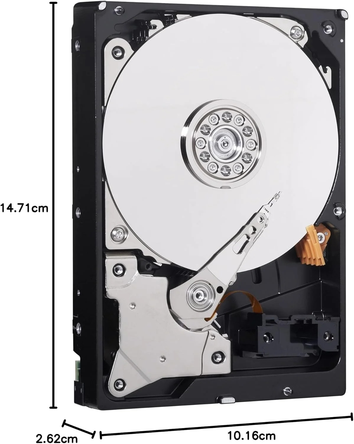 هارد دیسک داخلی 2 ترابایتی وسترن دیجیتال WD Blue برای کامپیوتر - 5400 دور در دقیقه، SATA 6 گیگابیت بر ثانیه، 256 مگابایت حافظه کش، 3.5 اینچ - WD20EZAZ