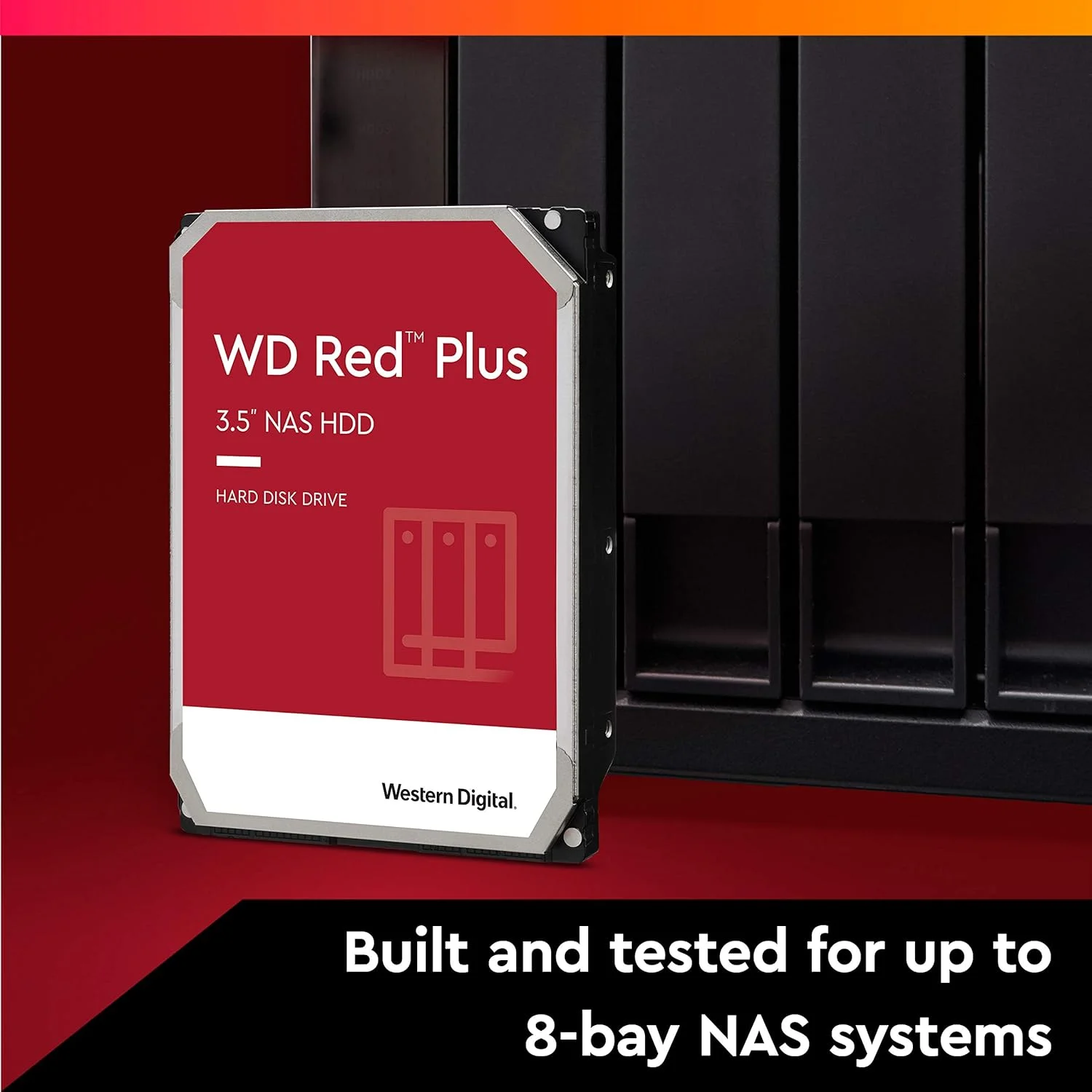 هارد دیسک داخلی وسترن دیجیتال 6 ترابایت WD Red Plus NAS - 5400 دور در دقیقه، SATA 6 گیگابیت بر ثانیه، CMR، 64 مگابایت حافظه کش، 3.5 اینچ - WD60EFRX هارد دیسک داخلی وسترن دیجیتال 6 ترابایت WD Red Plus NAS - 5400 دور در دقیقه، SATA 6 گیگابیت بر ثانیه، CMR، 64 مگابایت حافظه کش، 3.5 اینچ - WD60EFRX