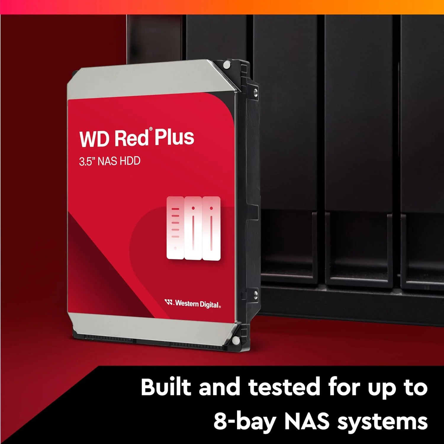 هارد دیسک داخلی وسترن دیجیتال 10 ترابایت WD Red Plus NAS - 7200 دور در دقیقه، SATA 6 گیگابیت بر ثانیه، CMR، 256 مگابایت کش، 3.5 اینچ - WD101EFBX هارد دیسک داخلی وسترن دیجیتال 10 ترابایت WD Red Plus NAS - 7200 دور در دقیقه، SATA 6 گیگابیت بر ثانیه، CMR، 256 مگابایت کش، 3.5 اینچ - WD101EFBX