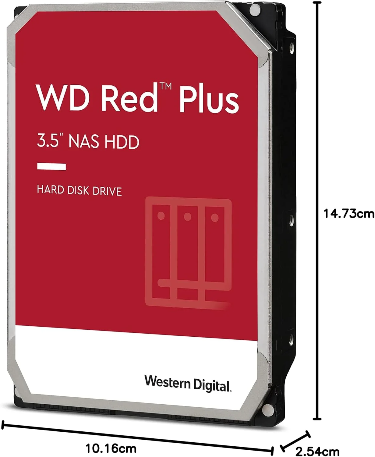 هارد دیسک داخلی وسترن دیجیتال 6 ترابایت WD Red Plus NAS - 5400 دور در دقیقه، SATA 6 گیگابیت بر ثانیه، CMR، 64 مگابایت حافظه کش، 3.5 اینچ - WD60EFRX هارد دیسک داخلی وسترن دیجیتال 6 ترابایت WD Red Plus NAS - 5400 دور در دقیقه، SATA 6 گیگابیت بر ثانیه، CMR، 64 مگابایت حافظه کش، 3.5 اینچ - WD60EFRX