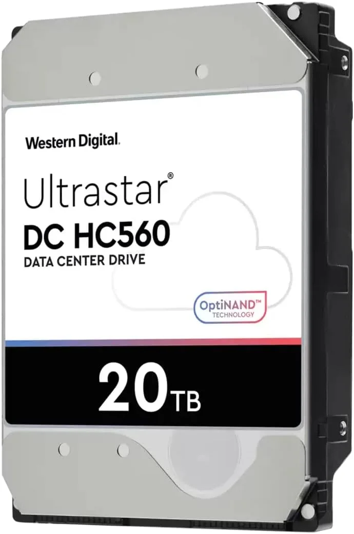 وسترن دیجیتال 20 ترابایت WD Ultrastar DH HC560 7200RPM 512MB مخصوص سازمان