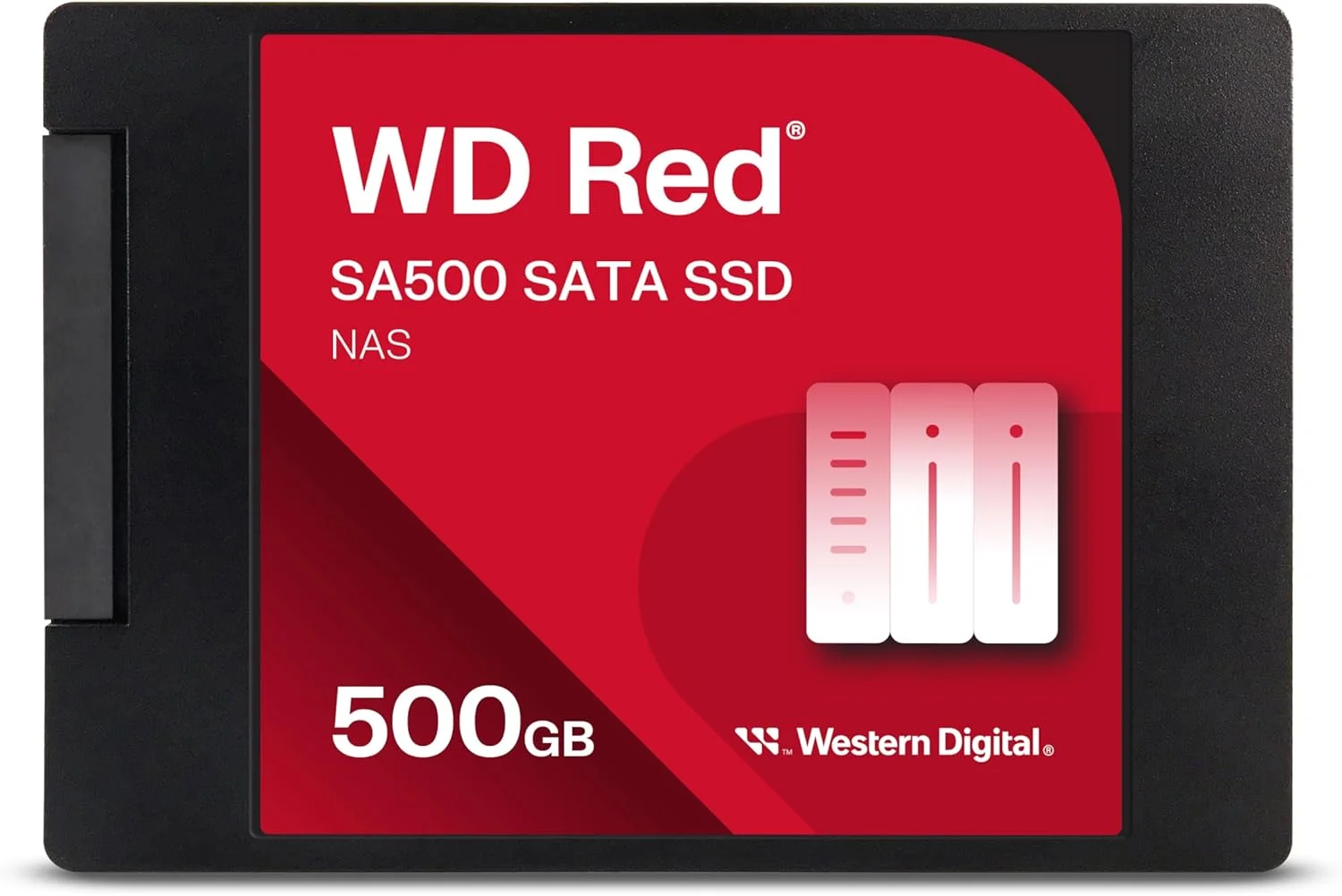حافظه اس اس دی داخلی وسترن دیجیتال 500 گیگابایت WD Red SA500 NAS 3D NAND - SATA III 6 Gb/s، 2.5 اینچ / 7 میلی‌متر، تا 560 مگابایت بر ثانیه - WDS500G1R0A