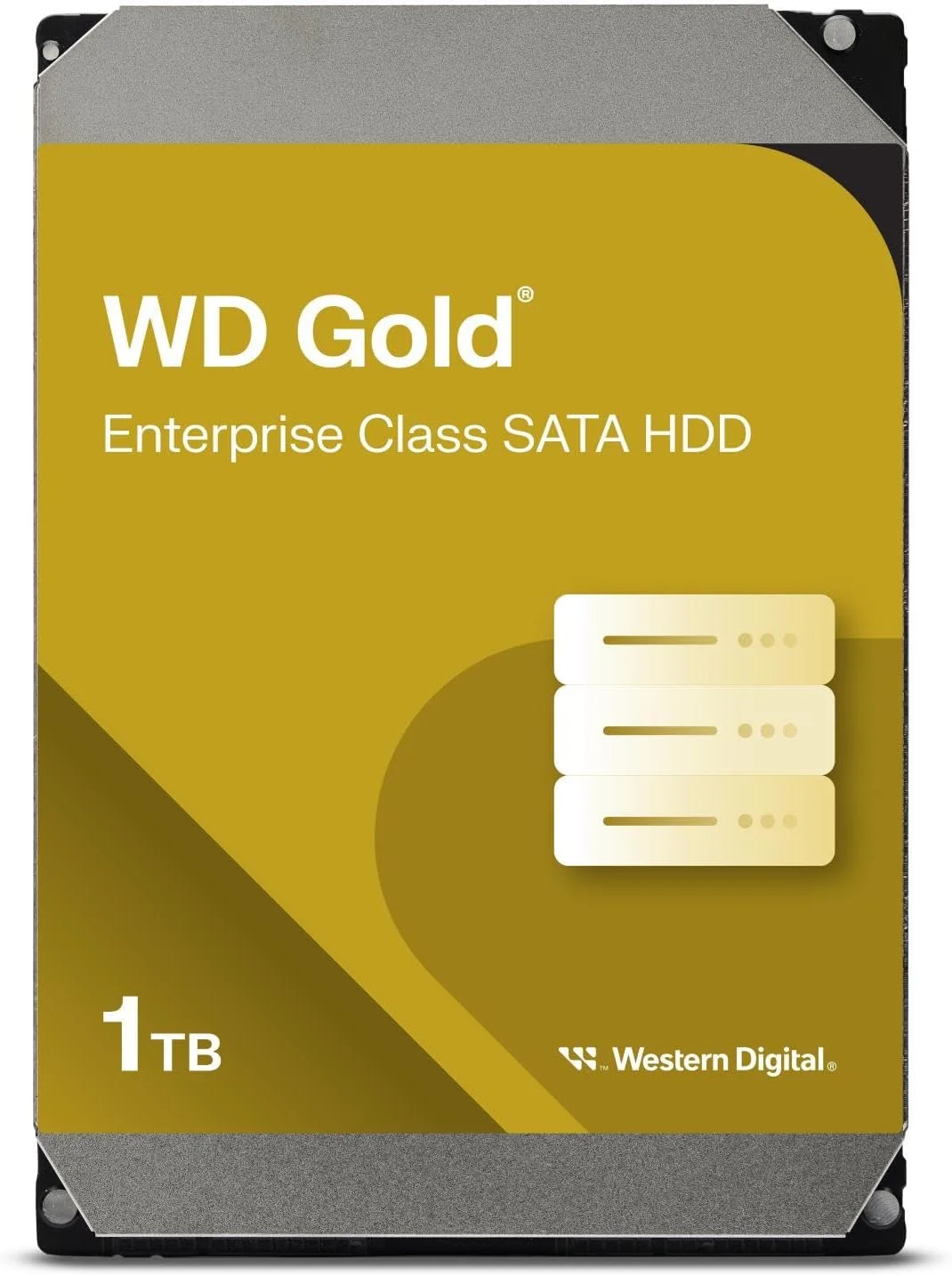 هارد دیسک داخلی وسترن دیجیتال 1 ترابایت WD Gold Enterprise Class - کلاس 7200 دور در دقیقه، SATA 6 گیگابیت بر ثانیه، 128 مگابایت کش، 3.5 اینچ - WD1005FBYZ