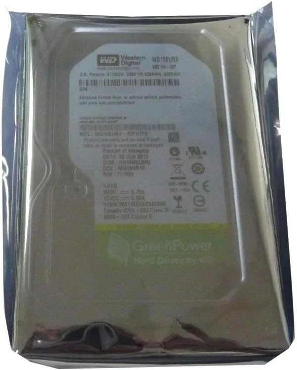 هارد دیسک داخلی 3.5 اینچی وسترن دیجیتال مدل AV-GP WD10EURX با ظرفیت 1 ترابایت، سرعت IntelliPower، حافظه کش 64 مگابایت و رابط SATA 6Gb/s (مناسب برای نظارت تصویری) - 2 سال گارانتی (بازسازی شده)