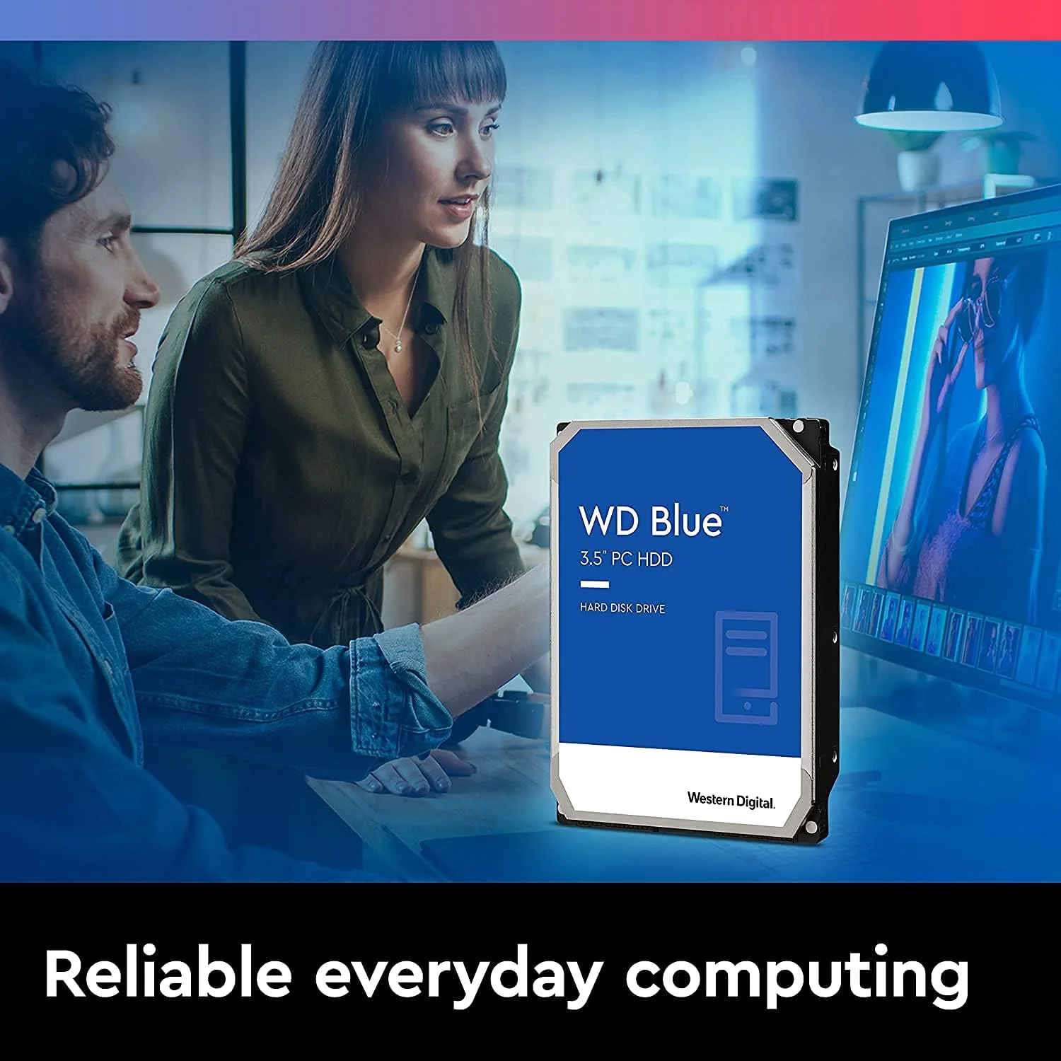 هارد دیسک داخلی 4 ترابایتی وسترن دیجیتال WD Blue PC - 5400 دور در دقیقه، SATA 6 گیگابیت بر ثانیه، 256 مگابایت حافظه کش، 3.5 اینچ - WD40EZAZ (بازسازی شده) (دارای گواهی بازسازی کارخانه WD) هارد دیسک داخلی 4 ترابایتی وسترن دیجیتال WD Blue PC - 5400 دور در دقیقه، SATA 6 گیگابیت بر ثانیه، 256 مگابایت حافظه کش، 3.5 اینچ - WD40EZAZ (بازسازی شده) (دارای گواهی بازسازی کارخانه WD)