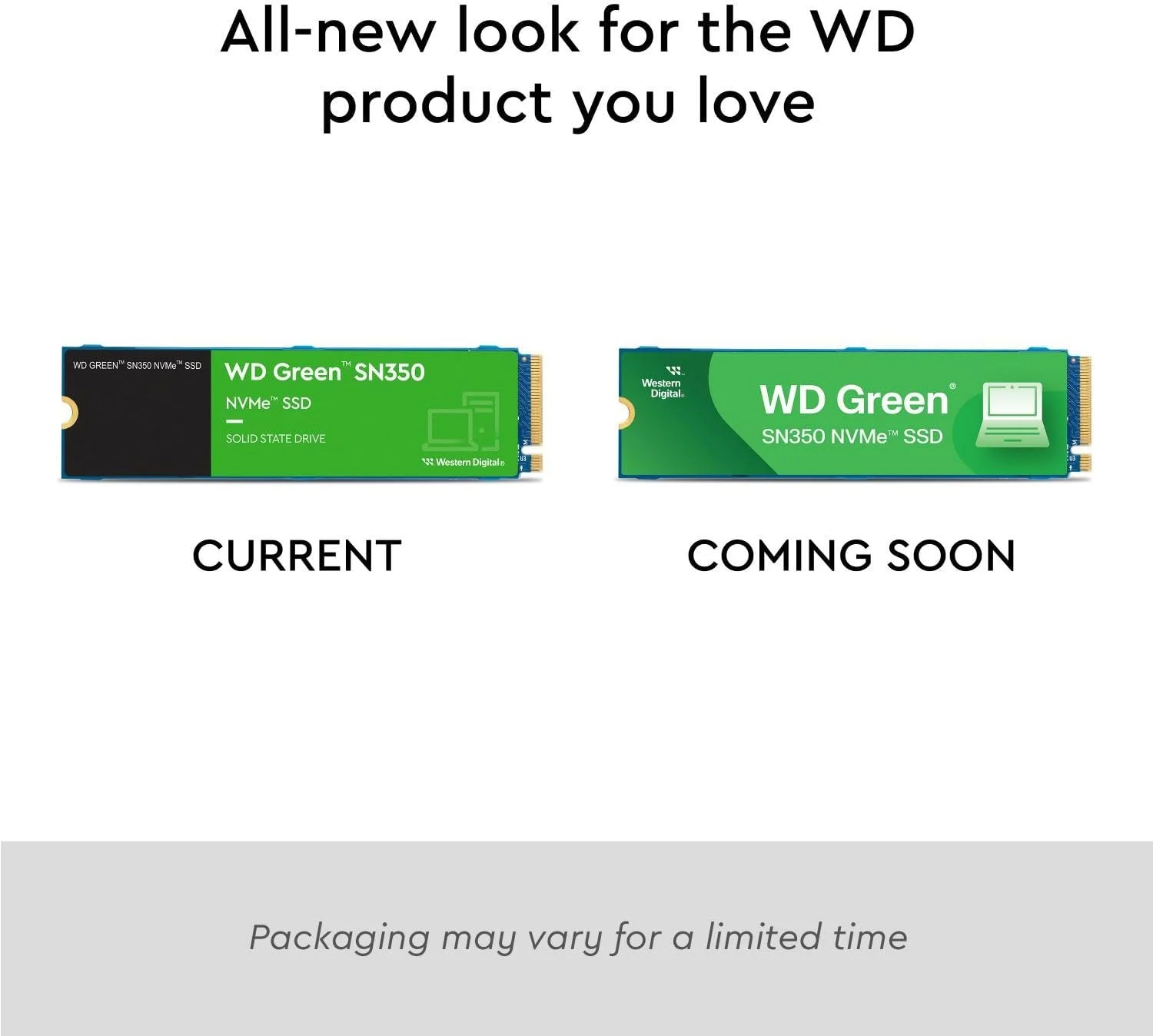 حافظه اس اس دی وسترن دیجیتال WD Green SN350 NVMe با ظرفیت 250 گیگابایت مدل M.2 2280