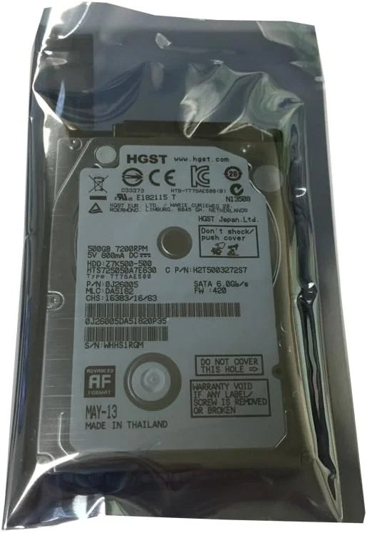 هارد دیسک داخلی HGST HTS725050B7E630 Travelstar 500GB 2.5 اینچی SATA