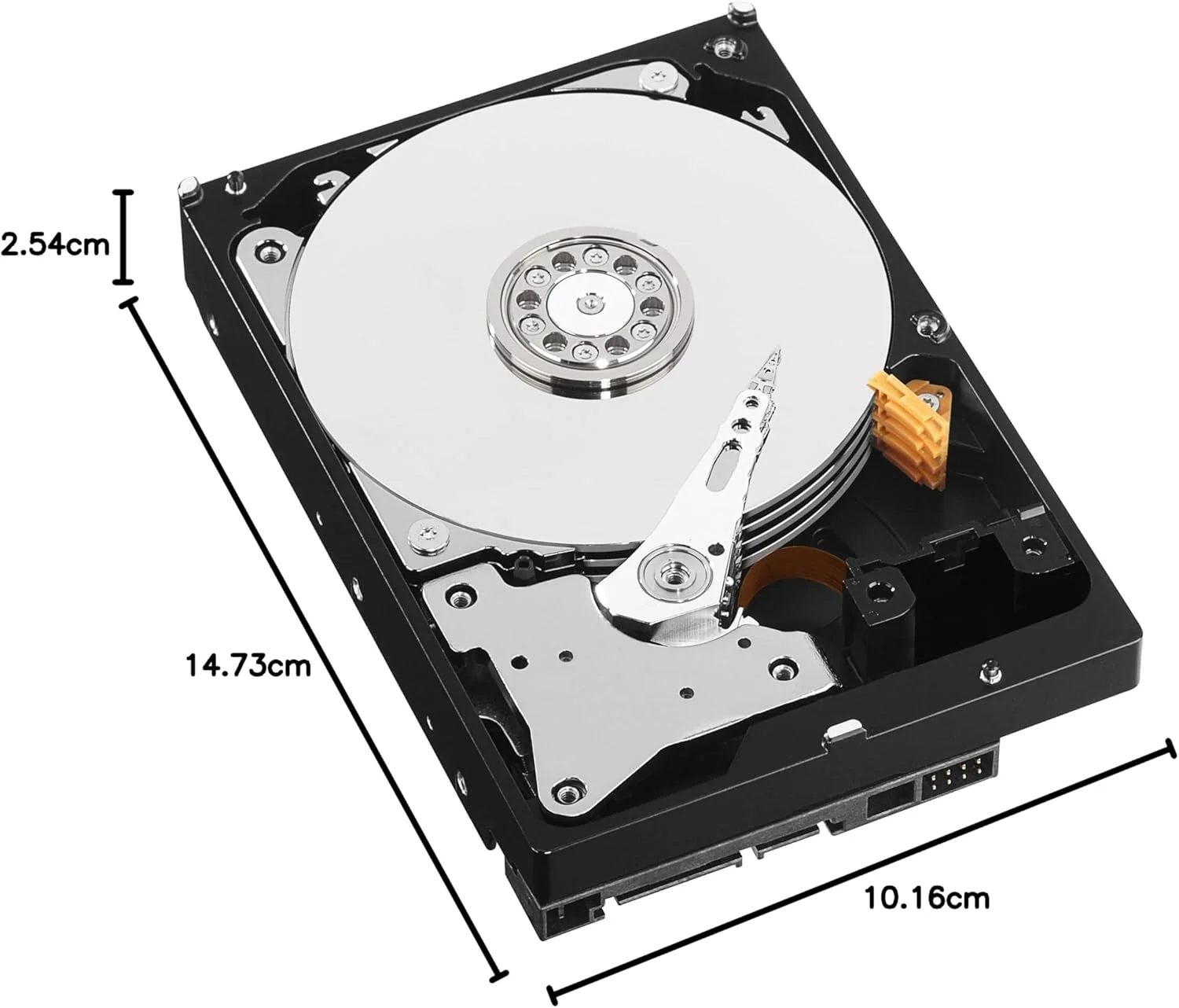 هارد دیسک نظارتی وسترن دیجیتال WD Purple با ظرفیت 4 ترابایت - کلاس 5400 دور در دقیقه SATA 6 گیگابیت بر ثانیه 64 مگابایت کش 3.5 اینچ - WD40PURX [نسخه قدیمی]