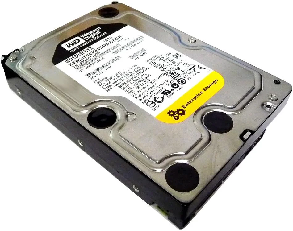 هارد دیسک داخلی 1 ترابایتی وسترن دیجیتال 3.5 اینچی - WD1003FBYX