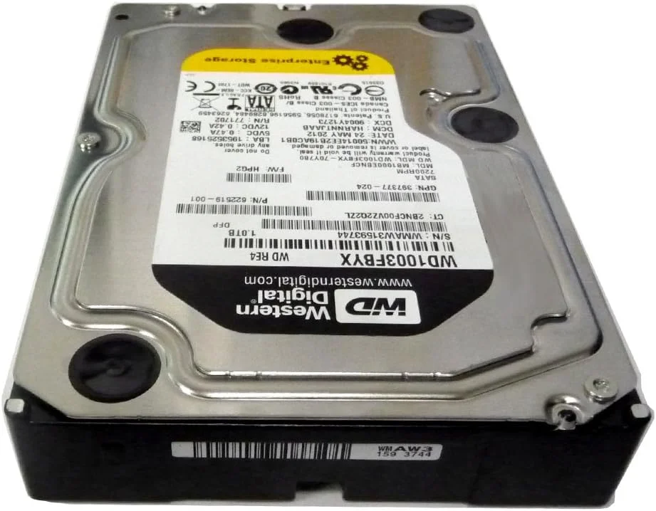 هارد دیسک داخلی 1 ترابایتی وسترن دیجیتال 3.5 اینچی - WD1003FBYX