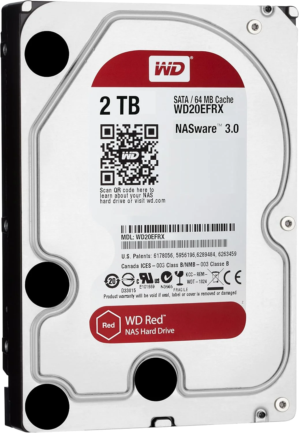 هارد دیسک وسترن دیجیتال WD20EFRX RED