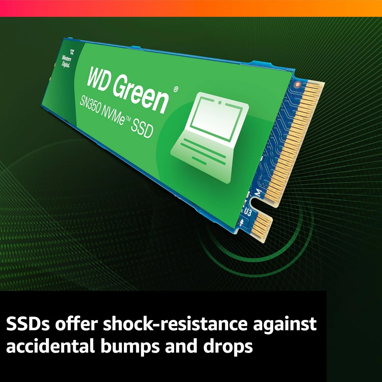 درایو حالت جامد داخلی 1 ترابایتی وسترن دیجیتال Green M.2 PCI Express QLC NVMe