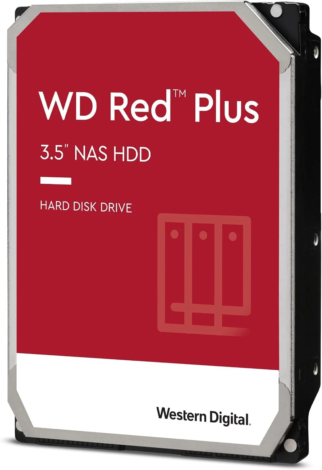 هارد دیسک داخلی وسترن دیجیتال WD Red Plus با ظرفیت 8 ترابایت، مناسب NAS، سایز 3.5 اینچ - کلاس 5640 دور در دقیقه، SATA 6 گیگابیت بر ثانیه، CMR، حافظه کش 128 مگابایت