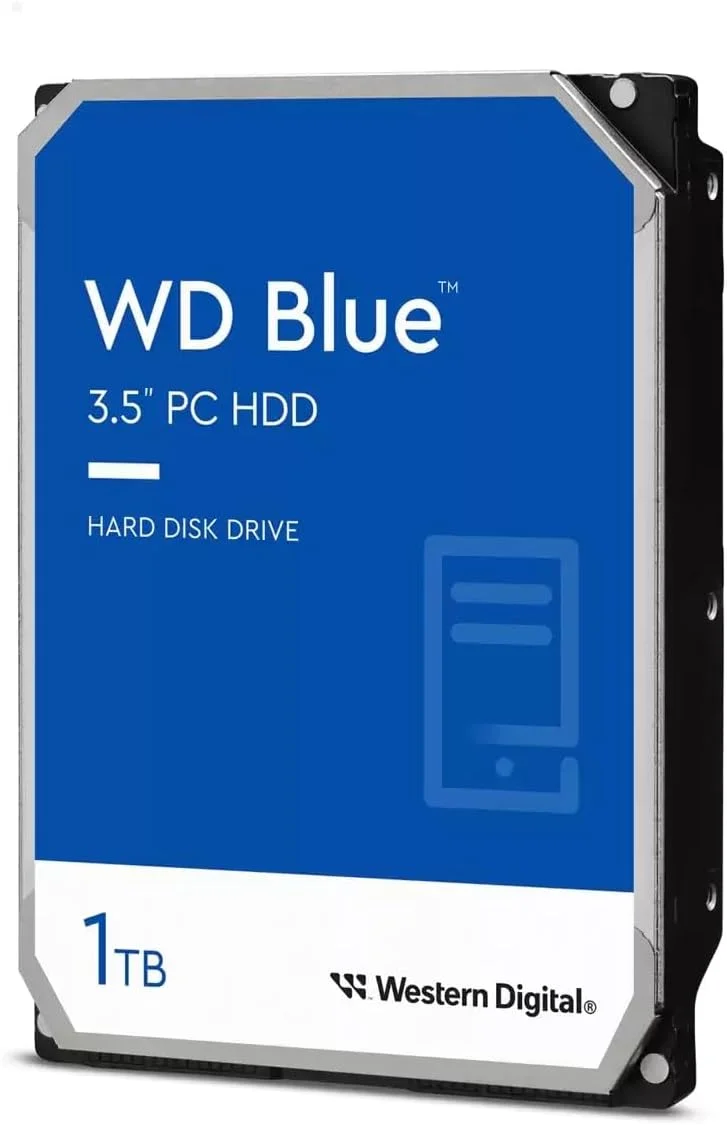 هارد دیسک داخلی وسترن دیجیتال WD Blue 3.5 اینچی SATA 6Gb/s 1 ترابایت برای ذخیره سازی داده