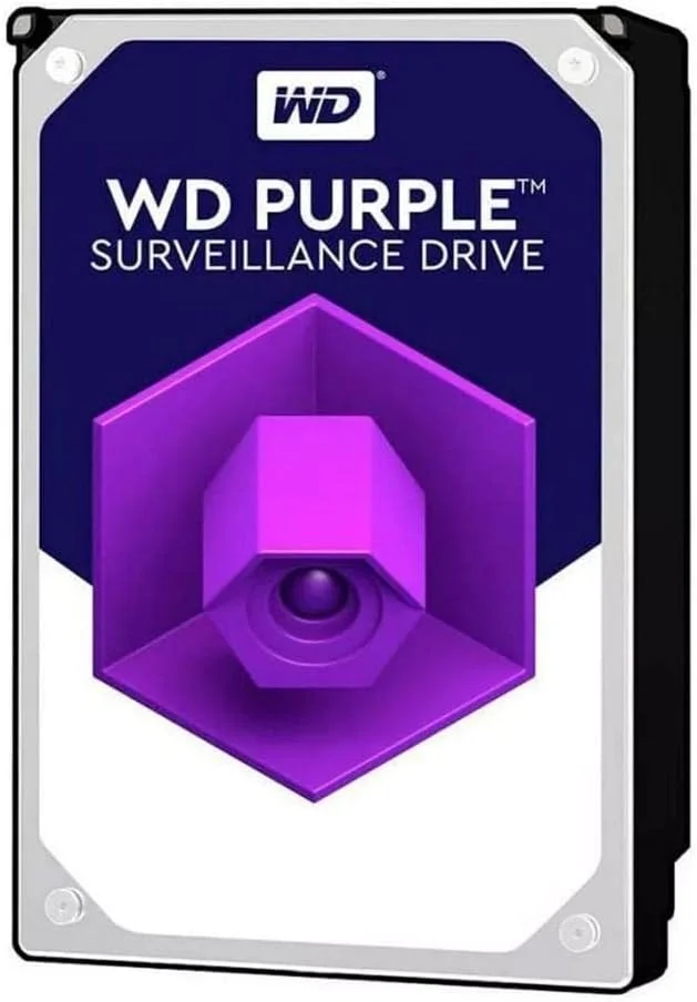 هارد دیسک داخلی 8 ترابایتی بنفش وسترن دیجیتال مدل WD81PURZ با سرعت 5400 دور در دقیقه، 256 مگابایت حافظه کش و رابط SATA 6.0Gb/s سایز 3.5 اینچ