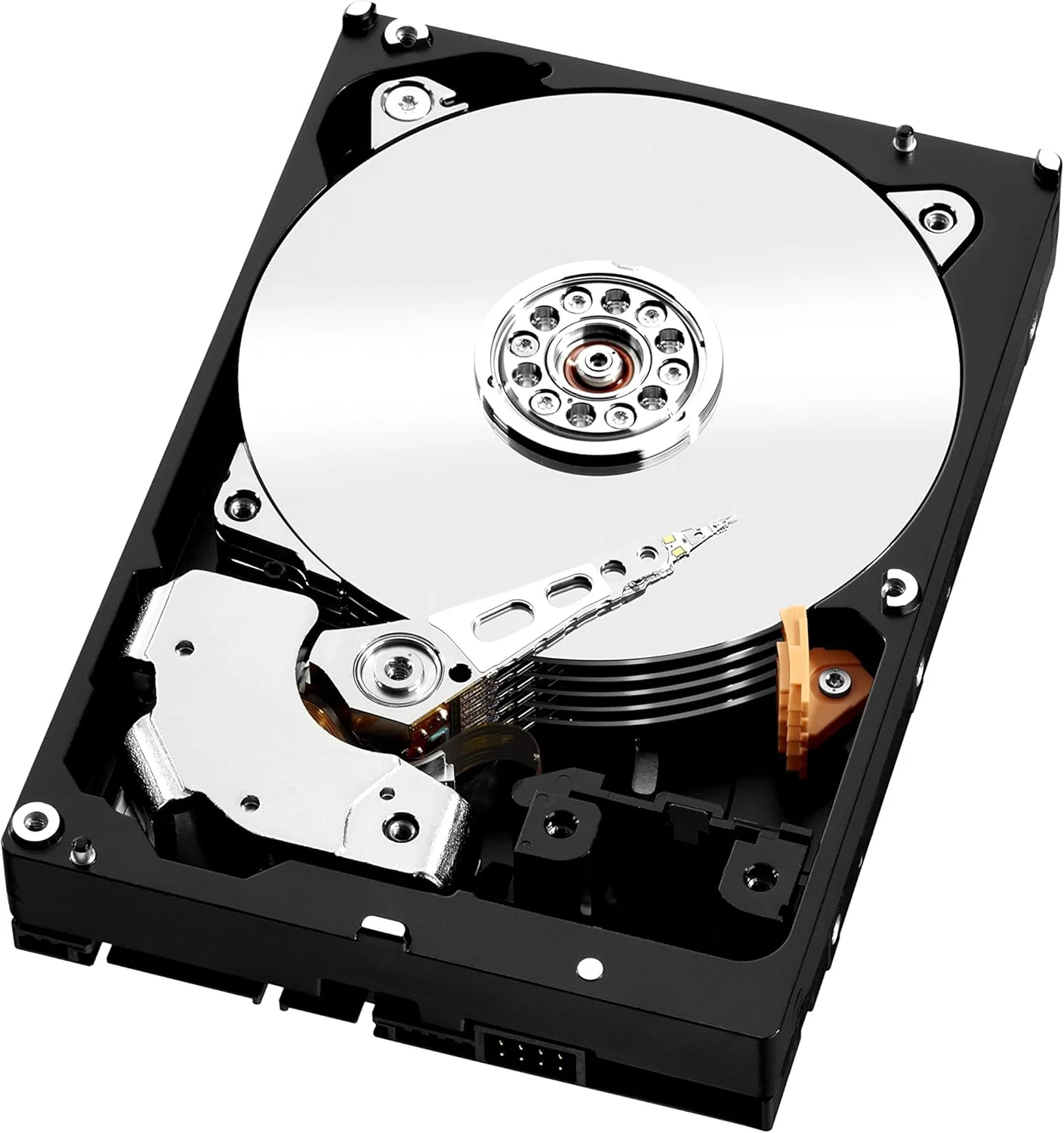 هارد دیسک داخلی NAS وسترن دیجیتال Red Pro با ظرفیت 6 ترابایت، سایز 3.5 اینچ، رابط SATA III، سرعت 7200 دور در دقیقه و حافظه کش 128 مگابایت (WD6002FFWX)