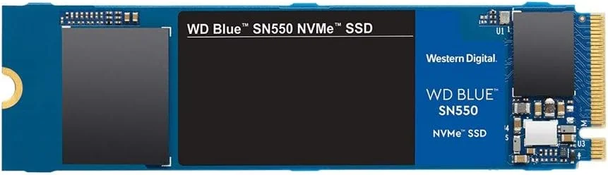 حافظه اس اس دی اینترنال وسترن دیجیتال 500 گیگابایت WD Blue SN550 NVMe - Gen3 x4 PCIe 8Gb/s، M.2 2280، 3D NAND، تا 2400 مگابایت بر ثانیه - WDS500G2B0C