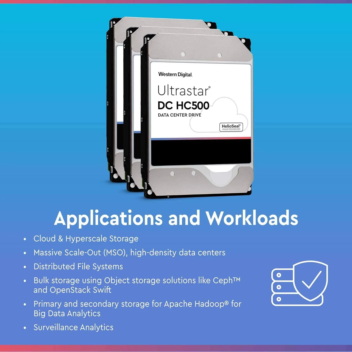 هارد دیسک HGST Ultrastar He10 | HUH721010ALE600 (0F27452) | Power Disable | ظرفیت 10 ترابایت، SATA 6.0Gb/s، سرعت 7200 دور در دقیقه، 256 مگابایت حافظه کش، 3.5 اینچ | 512e | هارد درایو Enterprise (بازسازی شده)