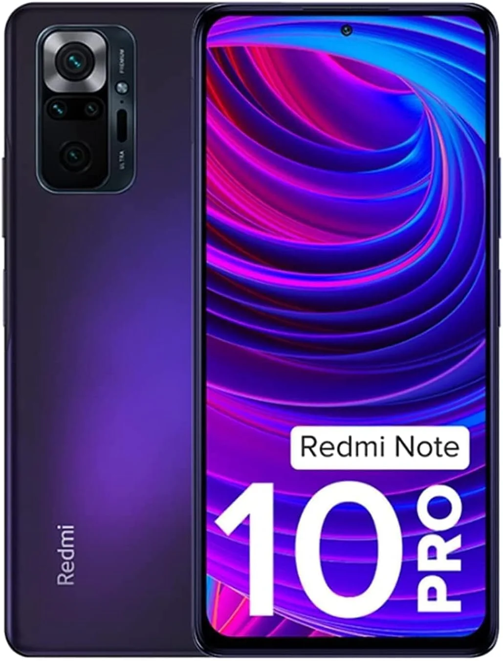 گوشی موبایل شیائومی Redmi Note 10 Pro (بنفش سحابی، 8 گیگابایت رم، 128 گیگابایت حافظه) - نمایشگر 120 هرتز Super Amoled | دوربین 108 مگاپیکسل با تله ماکرو 5 مگاپیکسل - نسخه جهانی
