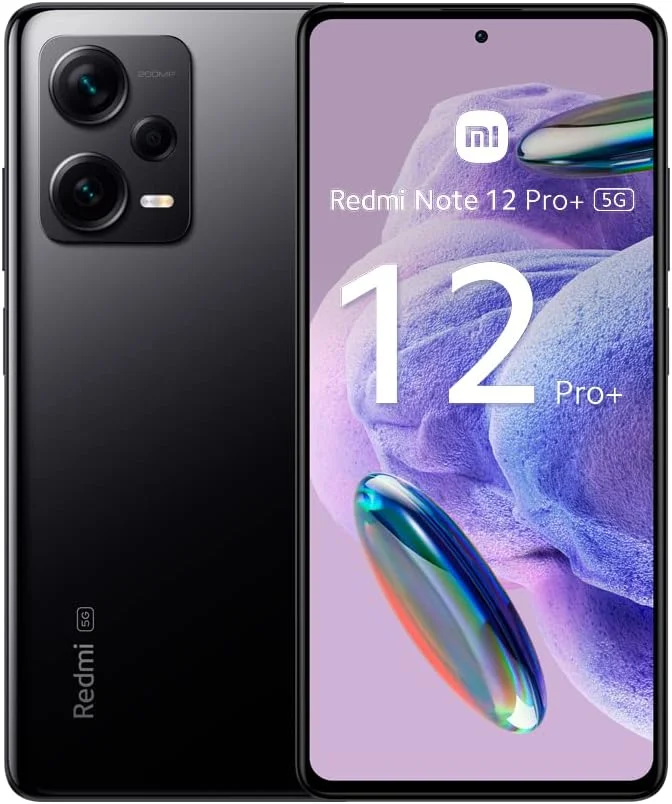 گوشی موبایل شیائومی Redmi Note 12 Pro+ دو سیم کارت 256 گیگابایت حافظه داخلی + 8 گیگابایت رم (فقط GSM | بدون CDMA) نسخه بین المللی آنلاک شده کارخانه ای 5G (مشکی آبسیدین) گوشی موبایل شیائومی Redmi Note 12 Pro+ دو سیم کارت 256 گیگابایت حافظه داخلی + 8 گیگابایت رم (فقط GSM | بدون CDMA) نسخه بین المللی آنلاک شده کارخانه ای 5G (مشکی آبسیدین)