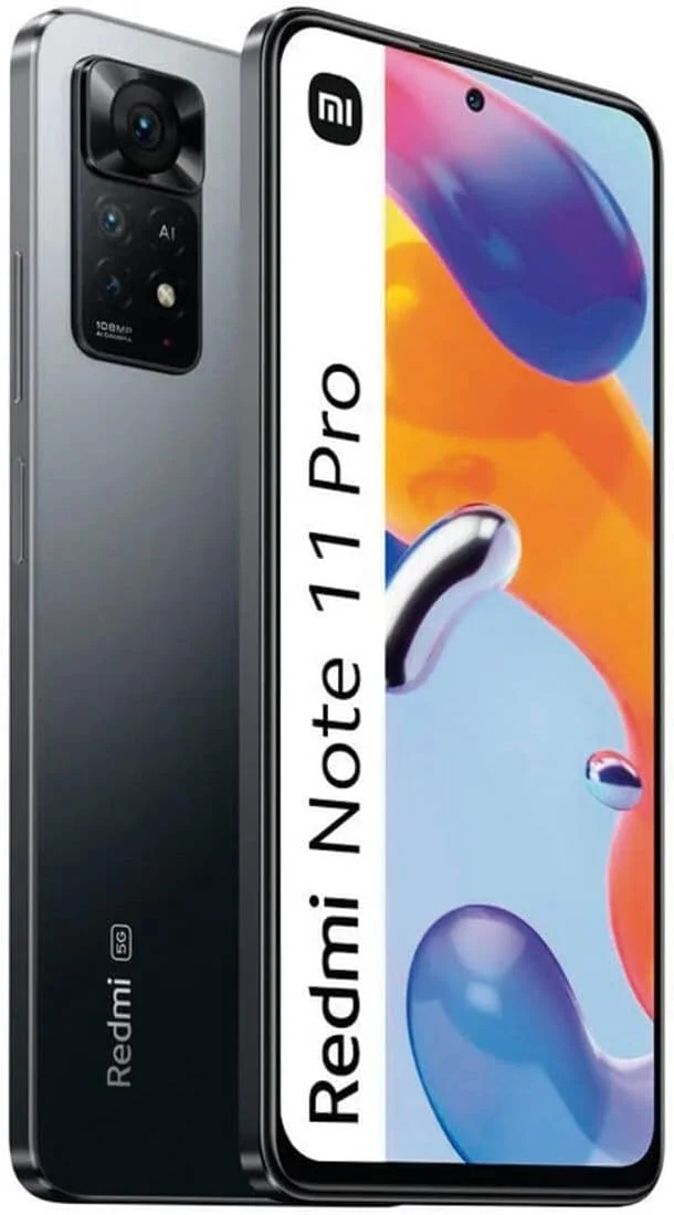 شیائومی Redmi Note 11 Pro 4G (خاکستری گرافیتی، 8 گیگابایت رم، 128 گیگابایت حافظه) - 120 هرتز، FHD+ AMOLED DotDisplay | دوربین 108 مگاپیکسلی با دوربین ماکرو 2 مگاپیکسلی شیائومی Redmi Note 11 Pro 4G (خاکستری گرافیتی، 8 گیگابایت رم، 128 گیگابایت حافظه) - 120 هرتز، FHD+ AMOLED DotDisplay | دوربین 108 مگاپیکسلی با دوربین ماکرو 2 مگاپیکسلی