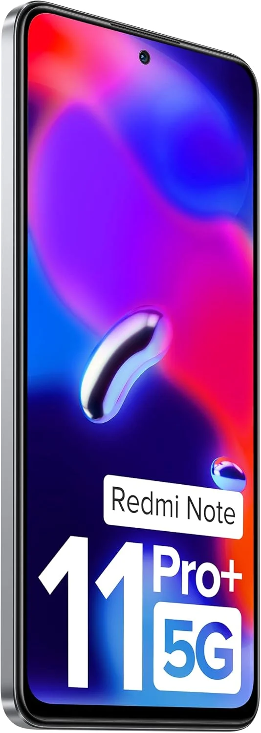 گوشی موبایل Redmi Note 11 Pro + 5G (سفید شبحی، 6 گیگابایت رم، 128 گیگابایت حافظه داخلی) | شارژ توربو 67 واتی | صفحه نمایش 120 هرتز Super AMOLED | پیشنهادات تعویض اضافی | شارژر شامل گوشی موبایل Redmi Note 11 Pro + 5G (سفید شبحی، 6 گیگابایت رم، 128 گیگابایت حافظه داخلی) | شارژ توربو 67 واتی | صفحه نمایش 120 هرتز Super AMOLED | پیشنهادات تعویض اضافی | شارژر شامل