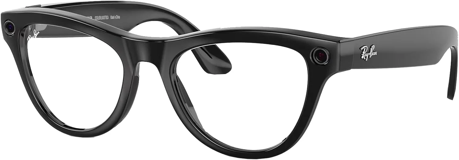 عینک هوشمند Ray-Ban | Meta - مشکی، مدرن، униsex - برنامه‌های AR، برنامه‌های تلفن هوشمند دستیار صوتی