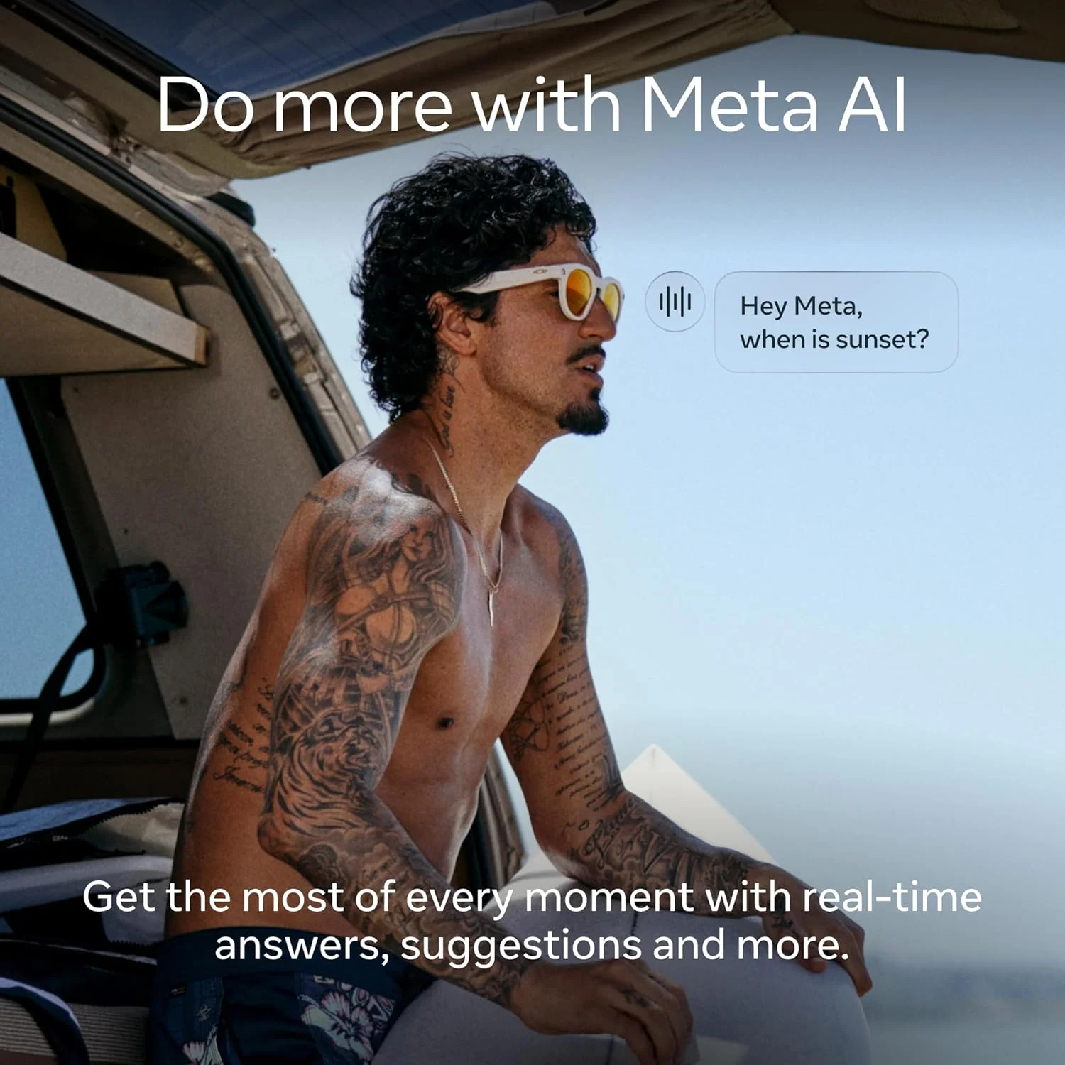 عینک آفتابی Oakley | Meta HSTN Ai (مشکی/شفاف) عینک آفتابی Oakley | Meta HSTN Ai (مشکی/شفاف)
