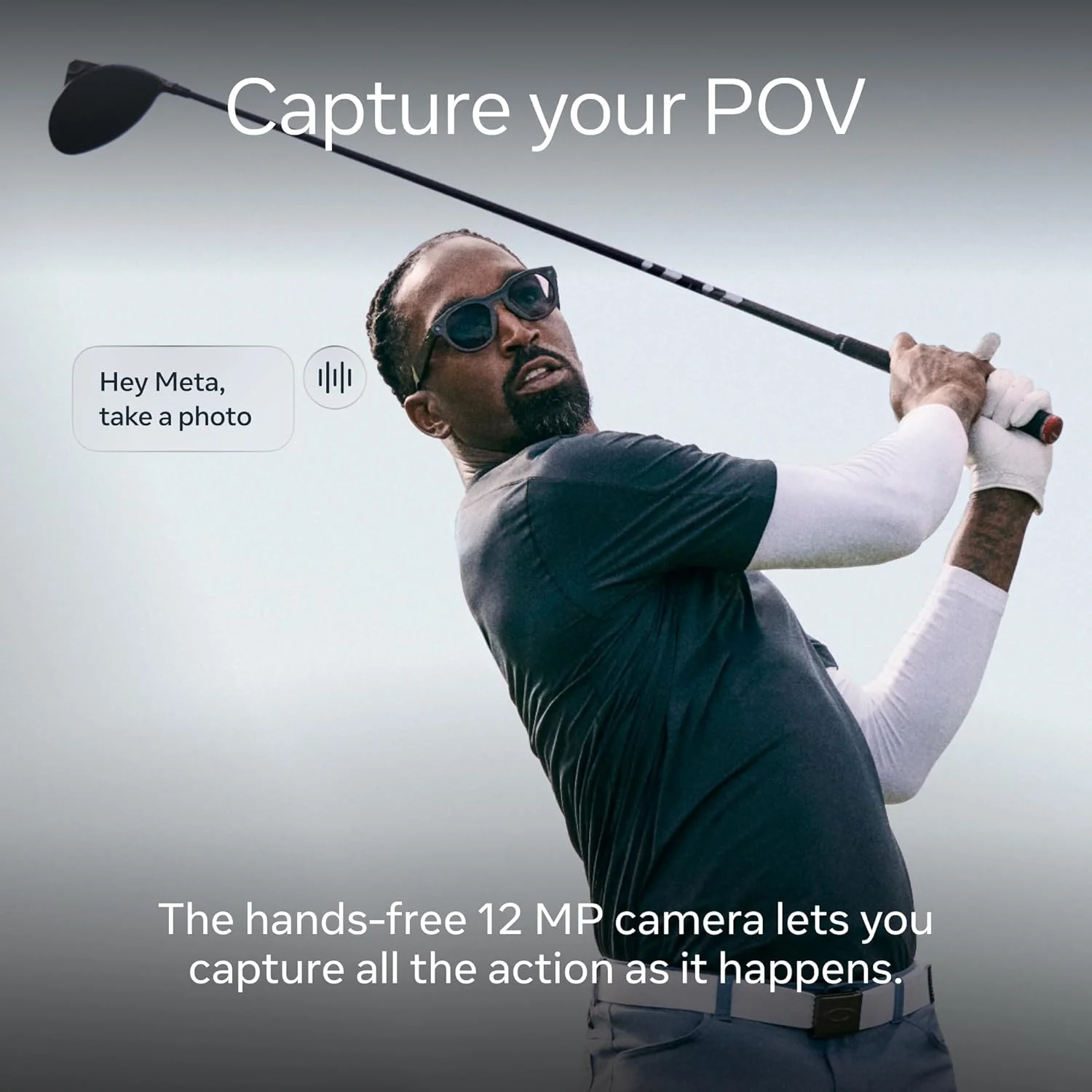 عینک آفتابی Oakley | Meta HSTN Ai (مشکی/شفاف) عینک آفتابی Oakley | Meta HSTN Ai (مشکی/شفاف)