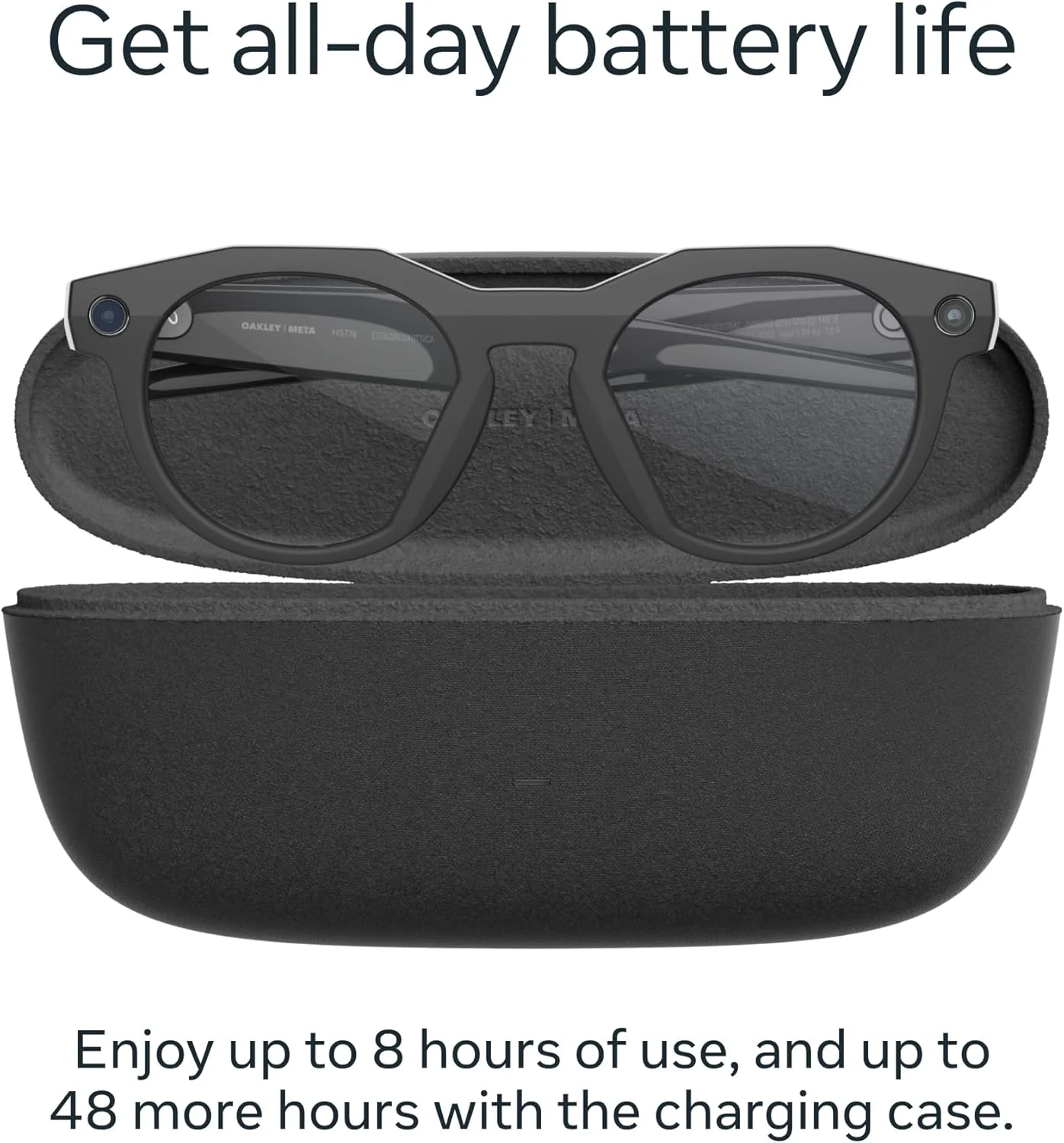عینک آفتابی Oakley | Meta HSTN Ai (مشکی/شفاف) عینک آفتابی Oakley | Meta HSTN Ai (مشکی/شفاف)