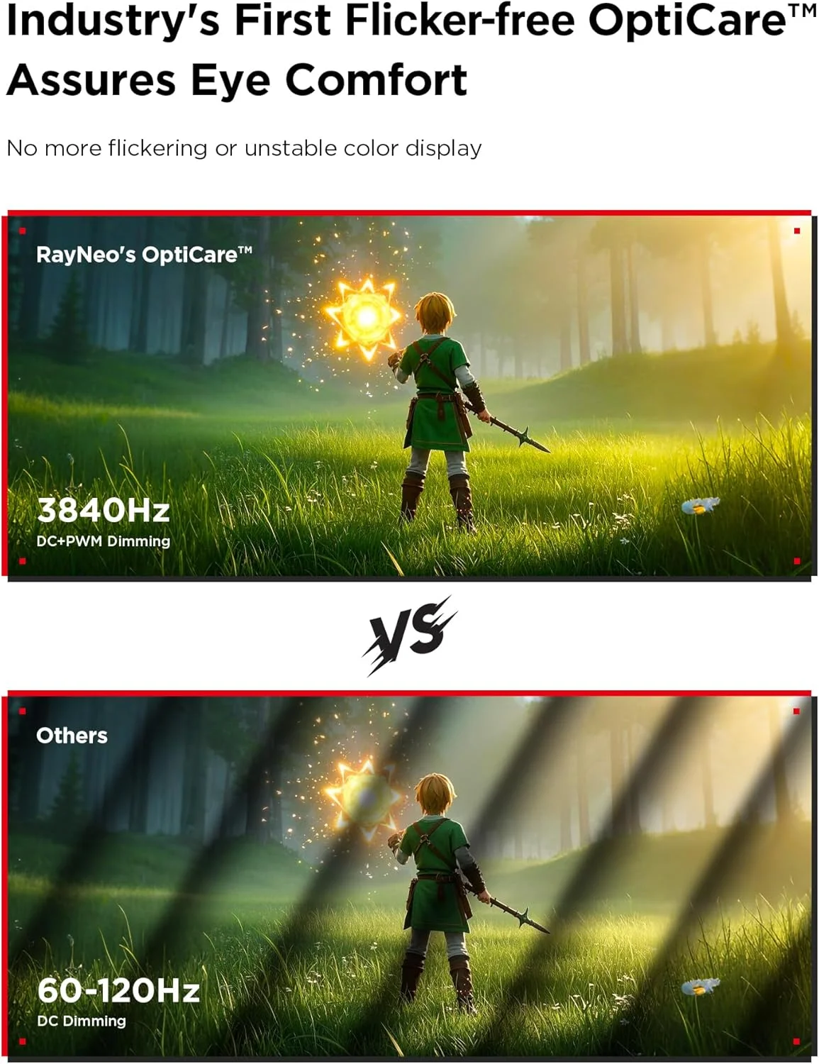 [جدید 2025] عینک واقعیت افزوده RayNeo Air 3s XR با صفحه نمایش ویدیویی 201 اینچی FHD با نرخ تازه سازی 120 هرتز، عینک هوشمند بازی برای آیفون 16، 15/مک/سوییچ/استیم دک.