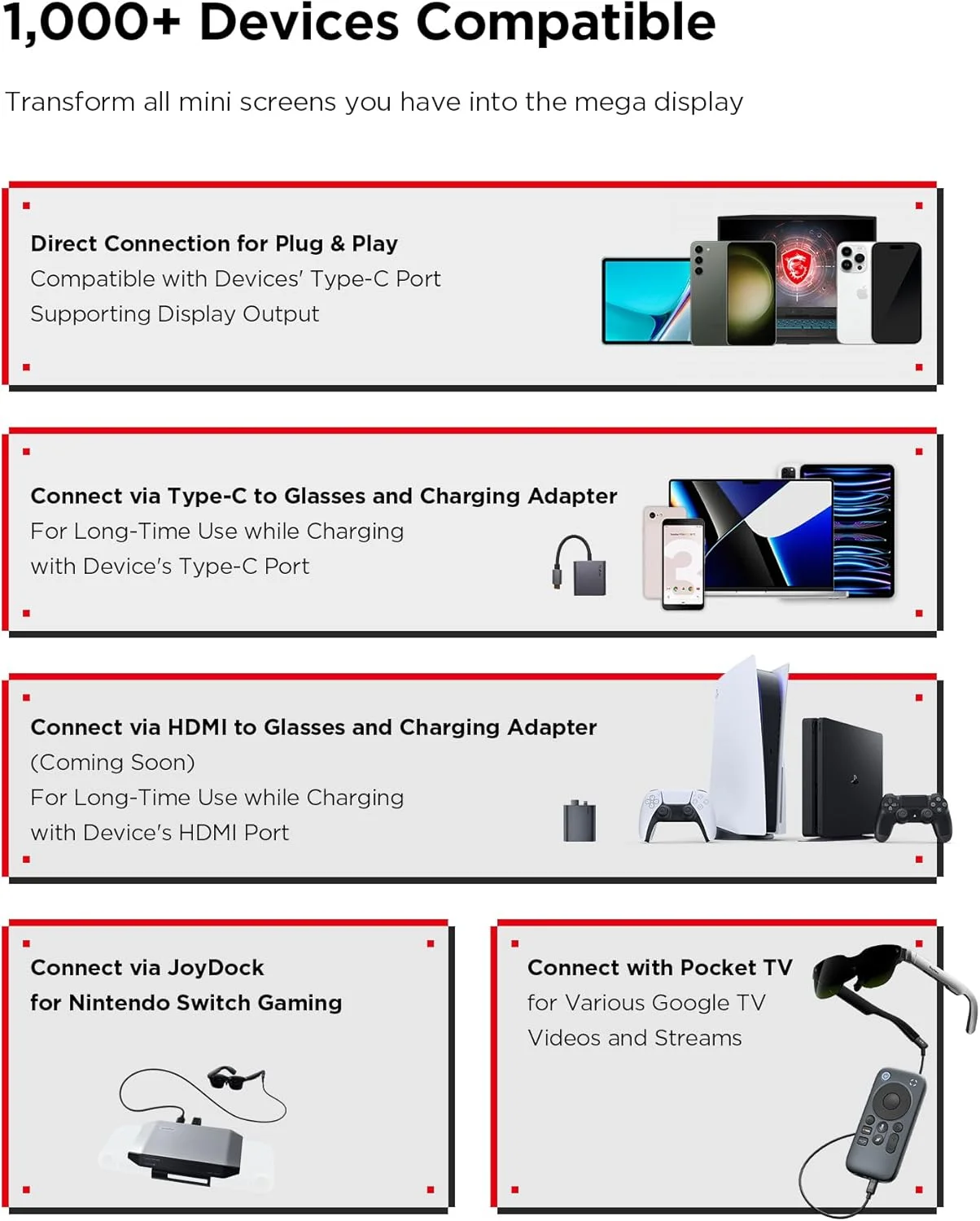 [جدید 2025] عینک واقعیت افزوده RayNeo Air 3s XR با صفحه نمایش ویدیویی 201 اینچی FHD با نرخ تازه سازی 120 هرتز، عینک هوشمند بازی برای آیفون 16، 15/مک/سوییچ/استیم دک.