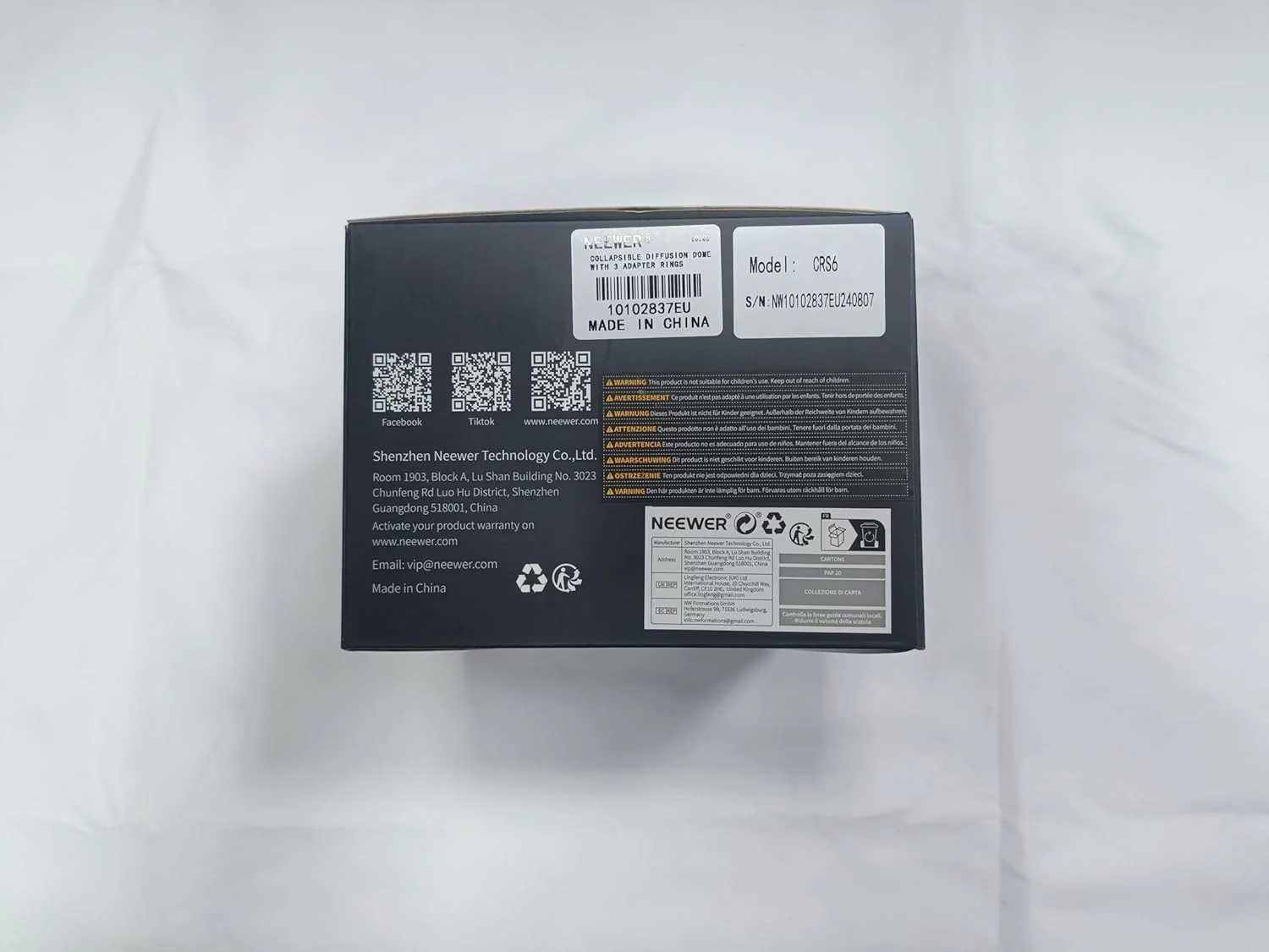 نورافکن سافت باکس Neewer CRS6 با 3 حلقه آداپتور، سازگار با فلاش های گرد Godox V1 Z1 Z2 و اسپیدلایت مربعی Z760 و غیره، پایه برای نور ویدئویی MS60B MS60C MS150B نورافکن سافت باکس Neewer CRS6 با 3 حلقه آداپتور، سازگار با فلاش های گرد Godox V1 Z1 Z2 و اسپیدلایت مربعی Z760 و غیره، پایه برای نور ویدئویی MS60B MS60C MS150B