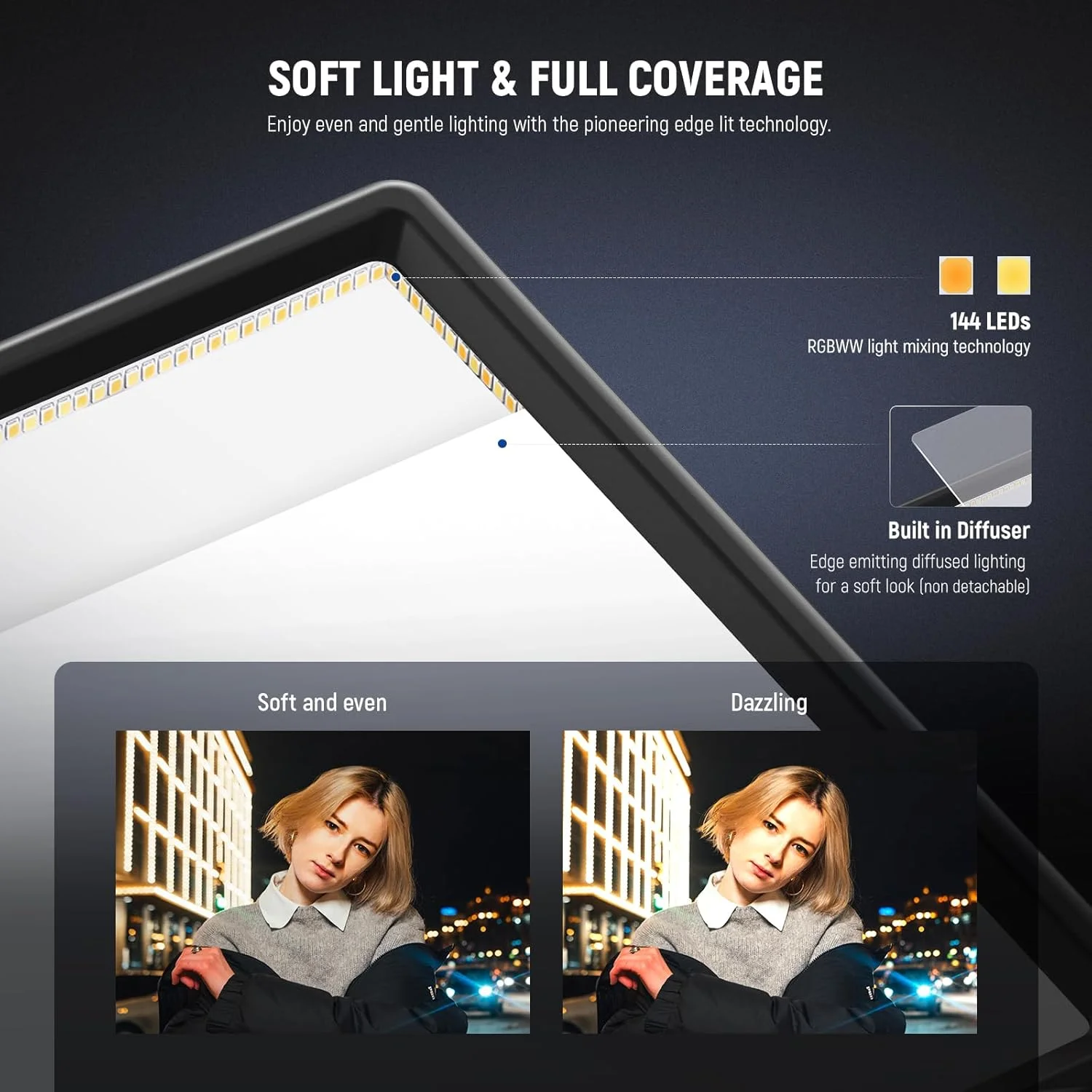 کیت نورپردازی عکس و فیلمبرداری پنل ال ای دی 13 اینچی NEEWER با پایه سه پایه و پارچه تمیز کننده، 2 عدد نور کلیدی استودیویی دو رنگ 8000mAh قابل تنظیم 3200K-5600K CRI97+ 2400Lux برای پخش زنده و ضبط کیت نورپردازی عکس و فیلمبرداری پنل ال ای دی 13 اینچی NEEWER با پایه سه پایه و پارچه تمیز کننده، 2 عدد نور کلیدی استودیویی دو رنگ 8000mAh قابل تنظیم 3200K-5600K CRI97+ 2400Lux برای پخش زنده و ضبط