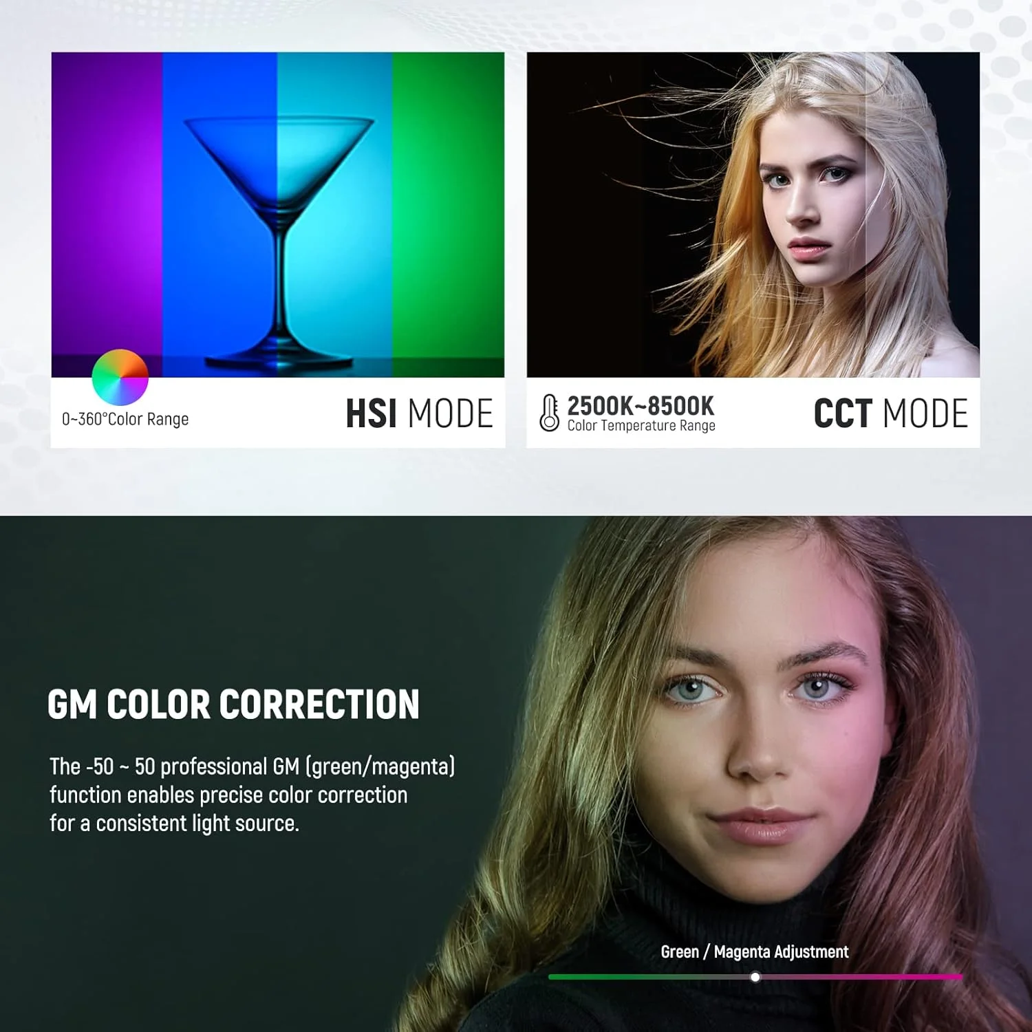 پنل نور ویدئویی ال ای دی RGB نیور RGB1200 با توان 60 وات، کنترل از طریق اپلیکیشن/2.4G، روشنایی 22000 لوکس در 0.5 متر/ حداقل کم نور شدن دقیق 1%/ نور عکس ویدئویی/360 درجه RGB/CRI97+/TLCI98+/2500K-8500K/18 افکت نور مداوم استودیویی پنل نور ویدئویی ال ای دی RGB نیور RGB1200 با توان 60 وات، کنترل از طریق اپلیکیشن/2.4G، روشنایی 22000 لوکس در 0.5 متر/ حداقل کم نور شدن دقیق 1%/ نور عکس ویدئویی/360 درجه RGB/CRI97+/TLCI98+/2500K-8500K/18 افکت نور مداوم استودیویی