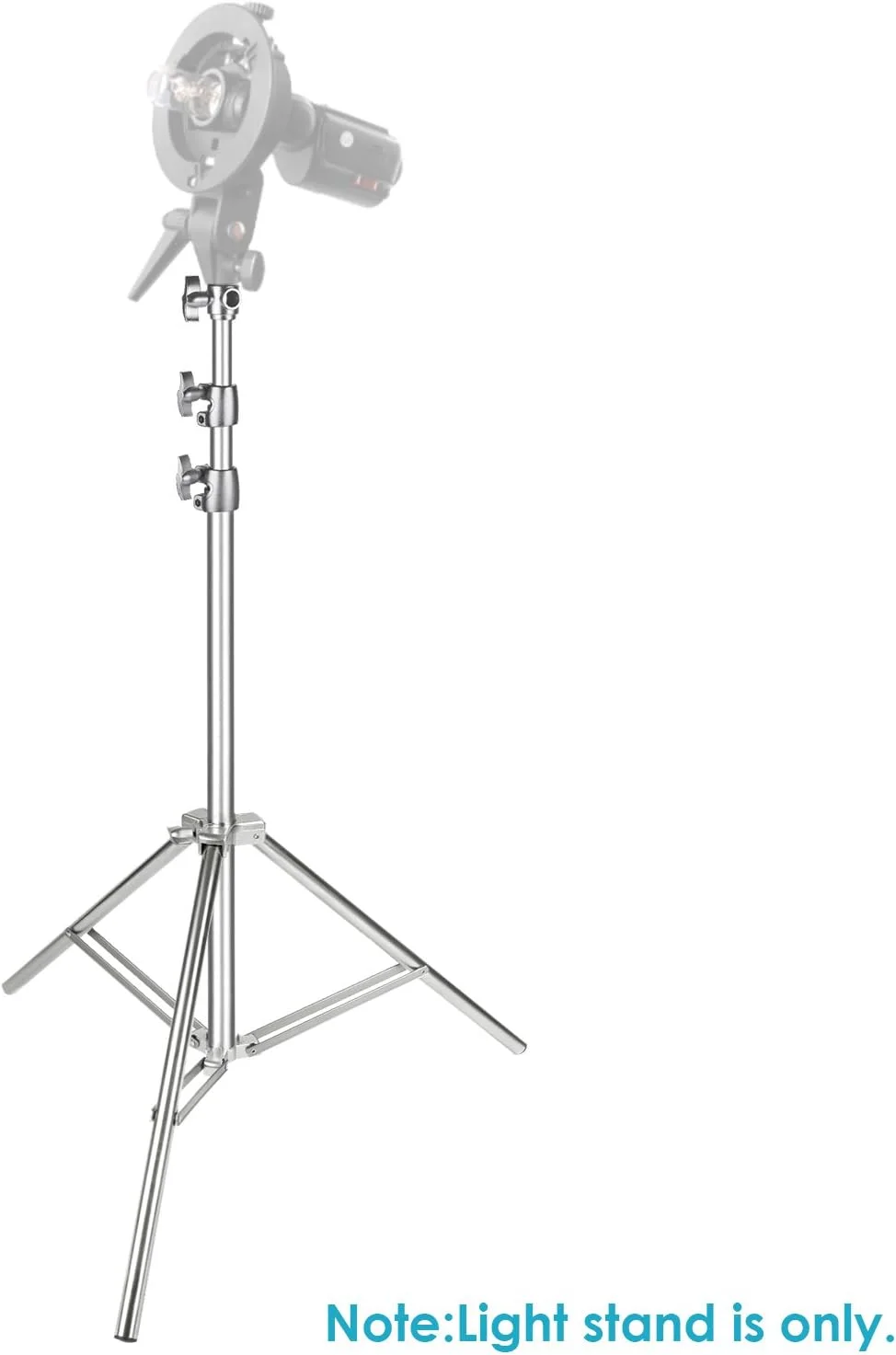 پایه نور استیل ضد زنگ نیور نقره ای، 220 سانتی متر/86.6 اینچ، پایه تاشو و قابل حمل سنگین برای سافت باکس استودیویی، مونولایت و سایر تجهیزات عکاسی (بسته 2 عددی) پایه نور استیل ضد زنگ نیور نقره ای، 220 سانتی متر/86.6 اینچ، پایه تاشو و قابل حمل سنگین برای سافت باکس استودیویی، مونولایت و سایر تجهیزات عکاسی (بسته 2 عددی)