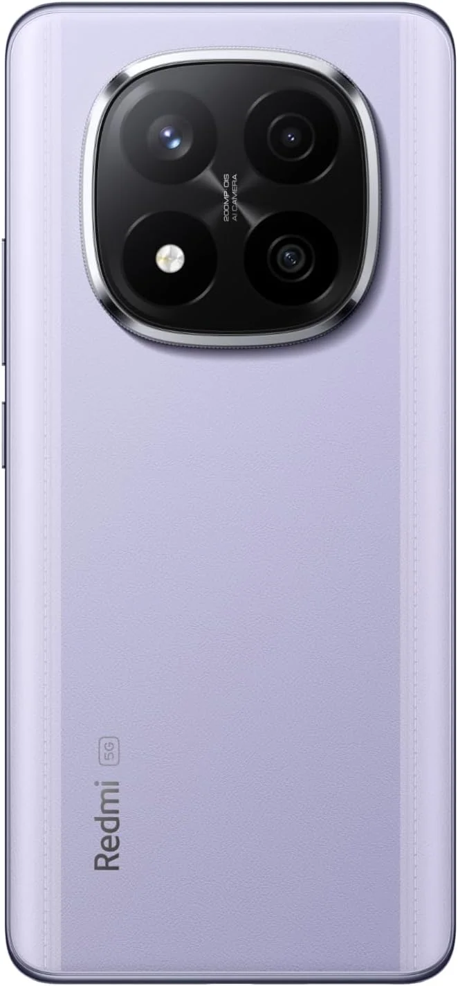 گوشی موبایل شیائومی Redmi Note 14 Pro+ 5G (بنفش اسطوخودوس، 12 گیگابایت رم، 512 گیگابایت حافظه داخلی) | سیستم دوربین هوش مصنوعی 200 مگاپیکسلی حرفه ای | صفحه نمایش 6.67 اینچی AMOLED خمیده 120 هرتز | باتری 5110 میلی آمپر ساعت (typ)