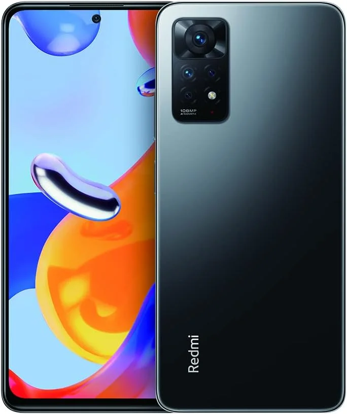 گوشی موبایل شیائومی Redmi Note 11 Pro 4G (خاکستری گرافیتی، 6 گیگابایت رم، 64 گیگابایت حافظه داخلی) - 120 هرتز، صفحه نمایش FHD+ AMOLED DotDisplay | دوربین 108 مگاپیکسلی با دوربین ماکرو 2 مگاپیکسلی