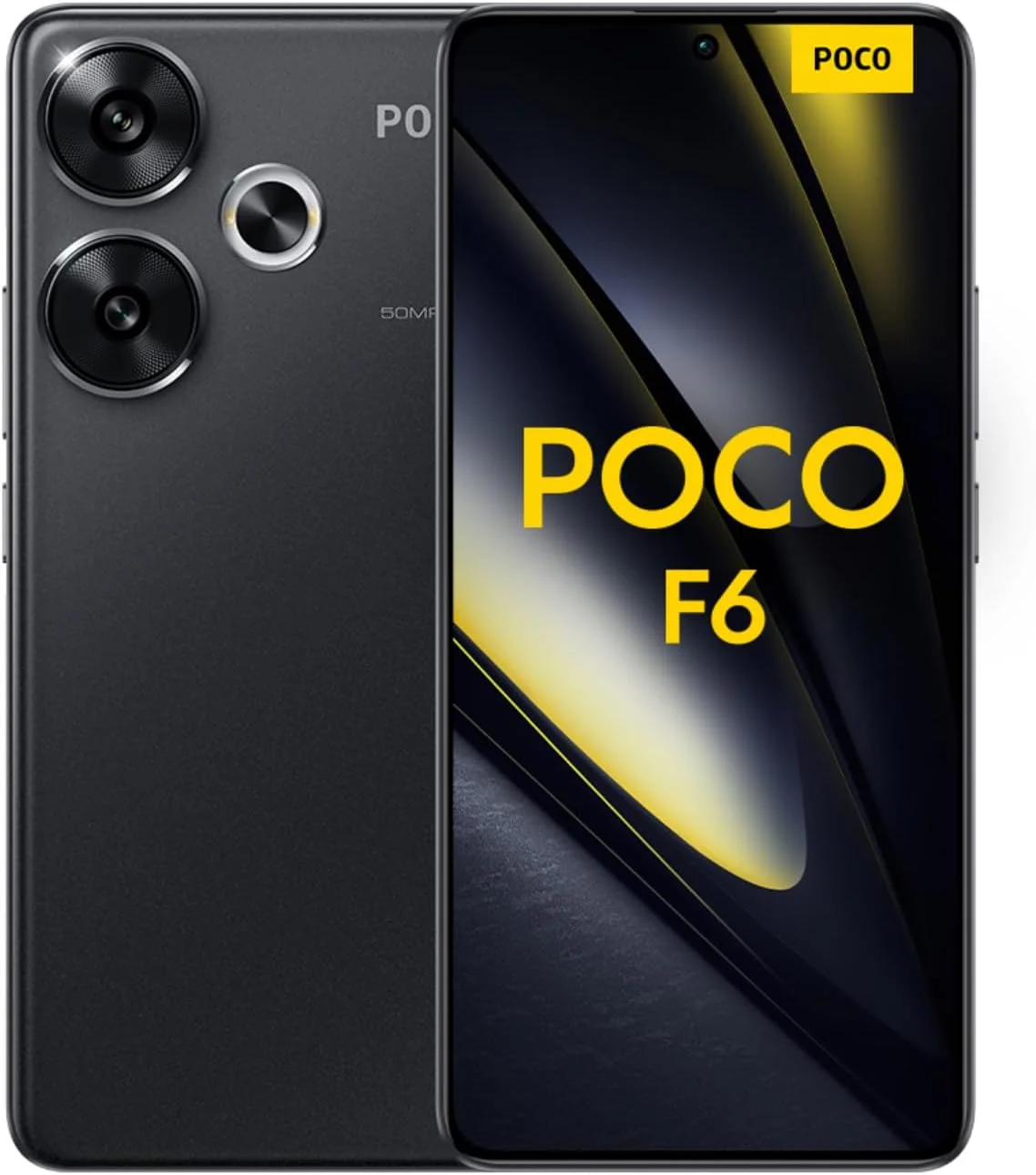 گوشی موبایل شیائومی POCO F6 5G، مشکی (12 گیگابایت رم + 512 گیگابایت حافظه داخلی) | Snapdragon 8s Gen 3 | صفحه نمایش 6.67 اینچی AMOLED 120 هرتز | دوربین سه گانه با OIS 50+8 مگاپیکسل، دوربین جلو 20 مگاپیکسل