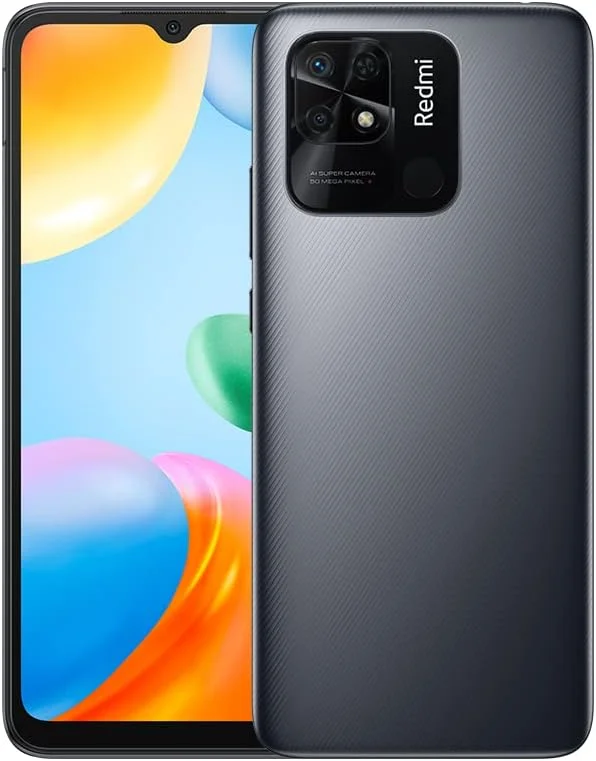 شیائومی Redmi 10C 4G Volte با حافظه 128 گیگابایت + رم 4 گیگابایت، آنلاک کارخانه، صفحه نمایش 6.71 اینچی، دوربین 50 مگاپیکسلی (غیر قابل استفاده در Verizon Sprint Boost Cricket Metro At&T) + (همراه با شارژر سریع خودرو) (خاکستری گرافیتی)