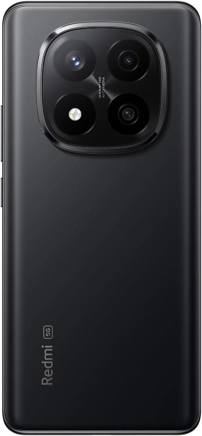 گوشی موبایل شیائومی Redmi Note 14 Pro+ 5G (مشکی نیمه شب، 12 گیگابایت رم، 512 گیگابایت حافظه داخلی) | سیستم دوربین هوش مصنوعی 200 مگاپیکسلی حرفه ای | صفحه نمایش AMOLED منحنی 6.67 اینچی 120 هرتز | باتری 5110 میلی آمپر ساعت (typ)
