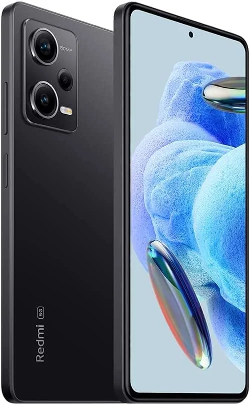 گوشی شیائومی Redmi Note 12 Pro 5G (مشکی نیمه شب، 8 گیگابایت رم، 256 گیگابایت حافظه) - سنسور دوربین بزرگ پرچمدار با OIS | صفحه نمایش AMOLED 120 هرتز زنده | MediaTek Dimensity 1080 همه کاره | شارژ توربو 67 واتی