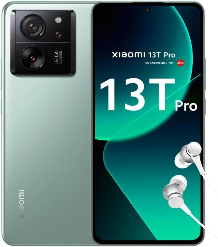 گوشی هوشمند شیائومی 13T Pro دو سیم کارت 512 گیگابایت رام + 12 گیگابایت (فقط GSM | بدون CDMA) نسخه بین المللی آنلاک شده کارخانه ای 5G (سبز چمنی) گوشی هوشمند شیائومی 13T Pro دو سیم کارت 512 گیگابایت رام + 12 گیگابایت (فقط GSM | بدون CDMA) نسخه بین المللی آنلاک شده کارخانه ای 5G (سبز چمنی)