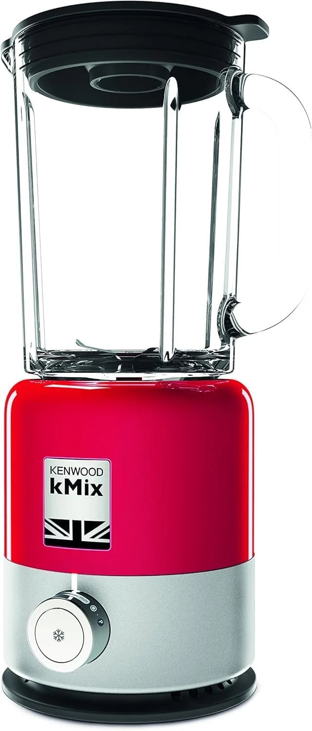 مخلوط کن شیشه ای ممتاز KENWOOD سری kMix با موتور قدرتمند 800 وات، ظرفیت بزرگ 1.6 لیتری، لیوان شیشه ای ThermoResist بدون بو، تیغه های MultiZone - ایده آل برای مخلوط کردن و اسموتی BLX750RD قرمز مخلوط کن شیشه ای ممتاز KENWOOD سری kMix با موتور قدرتمند 800 وات، ظرفیت بزرگ 1.6 لیتری، لیوان شیشه ای ThermoResist بدون بو، تیغه های MultiZone - ایده آل برای مخلوط کردن و اسموتی BLX750RD قرمز