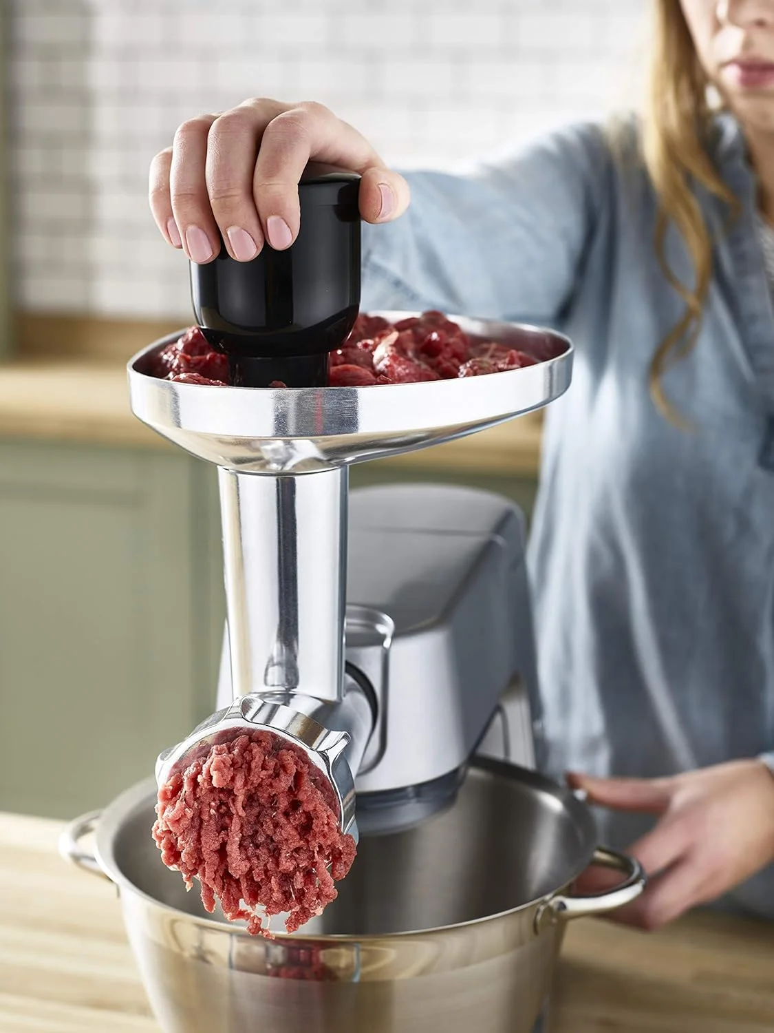 چرخ گوشت کنوود مدل KAX950ME - لوازم جانبی غذاساز و میکسر چرخ گوشت کنوود مدل KAX950ME - لوازم جانبی غذاساز و میکسر