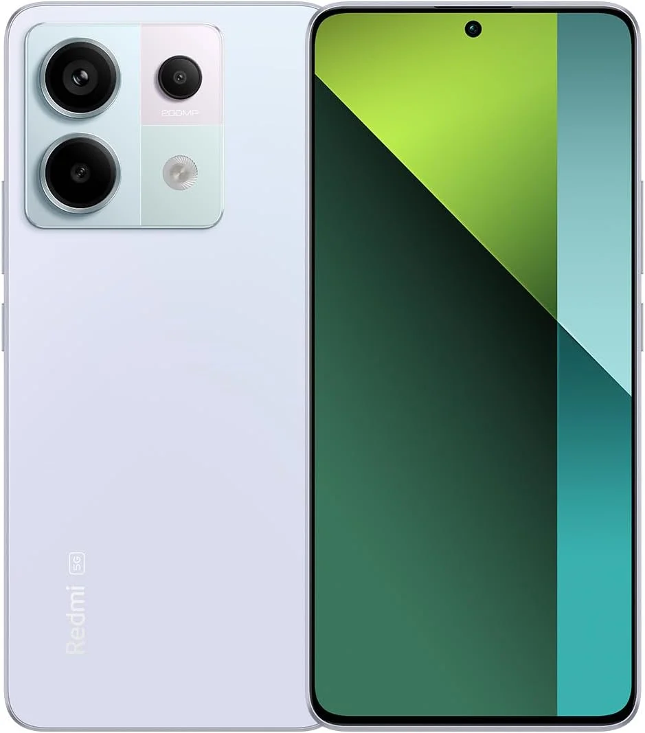 گوشی موبایل شیائومی Redmi Note 13 Pro 5G (رنگ Aurora Purple، رم 12 گیگابایت، حافظه 512 گیگابایت) - دوربین فوق‌العاده شفاف 200 مگاپیکسلی با OIS | نمایشگر 1.5K 120Hz AMOLED | تجربه تماشای فراگیر با حاشیه‌های فوق‌العاده نازک | Snapdragon®7s Gen 2