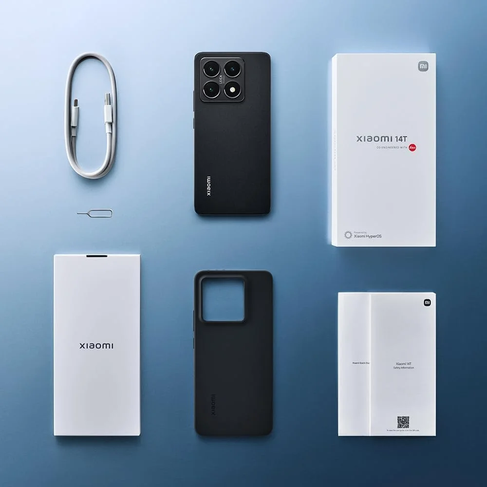 گوشی موبایل شیائومی 14T 5G، آبی تیتانیومی (12 گیگابایت رم + 512 گیگابایت حافظه داخلی) | MediaTek 8300 ultra | نمایشگر 6.67 اینچی آمولد 144 هرتز | دوربین سه گانه Leica 50+50+12 مگاپیکسل، دوربین جلو 32 مگاپیکسل با صدای شیائومی